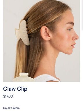 Parke Bridal Cream Claw Hair Clip - Women Accessories